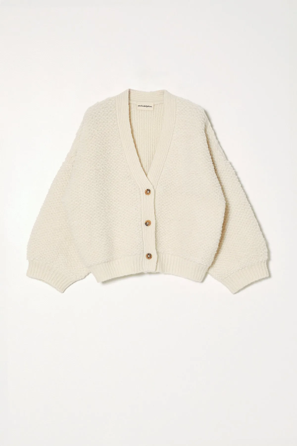 TRISTAN CARDIGAN, FRENCH TERRY