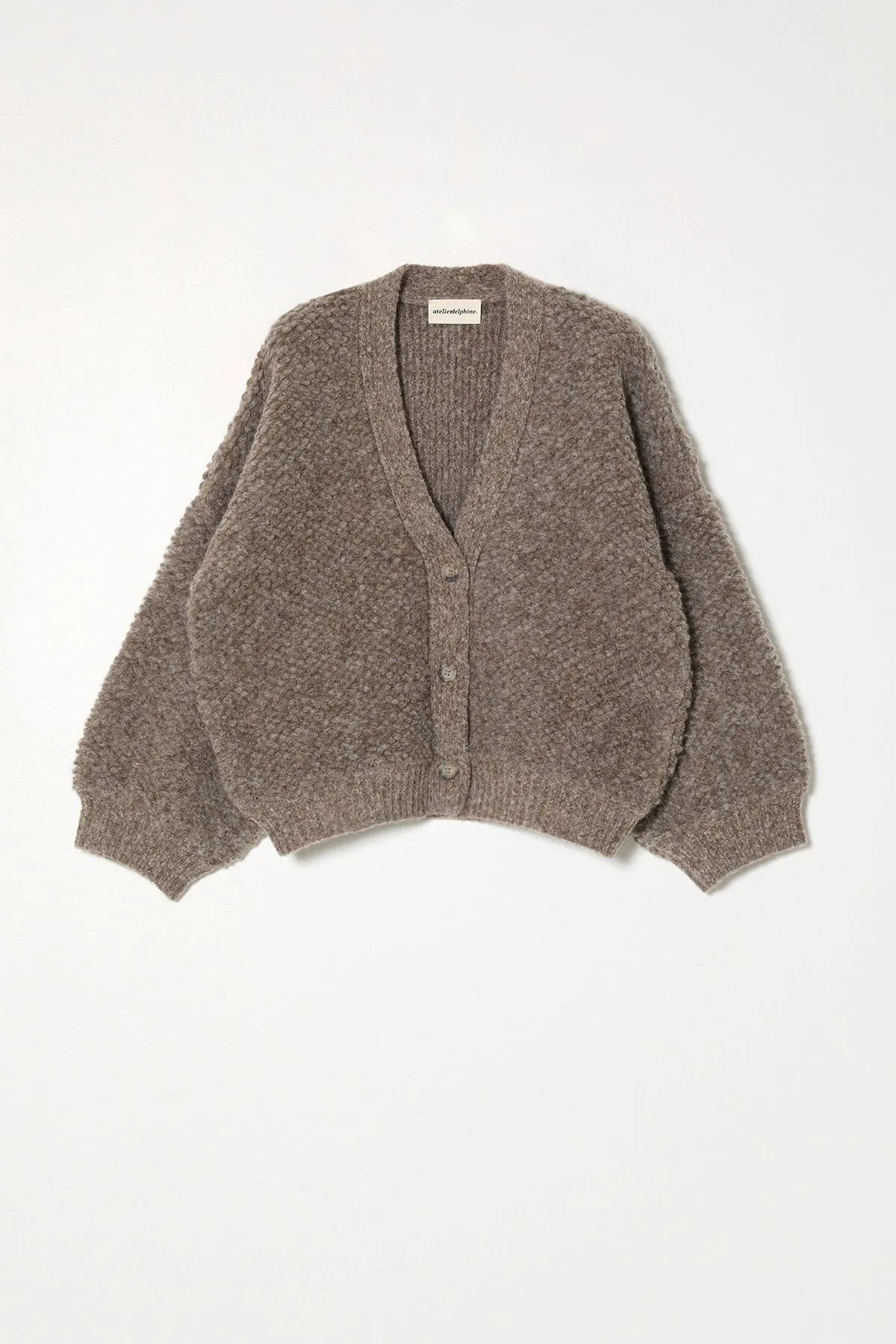 TRISTAN CARDIGAN, FRENCH TERRY