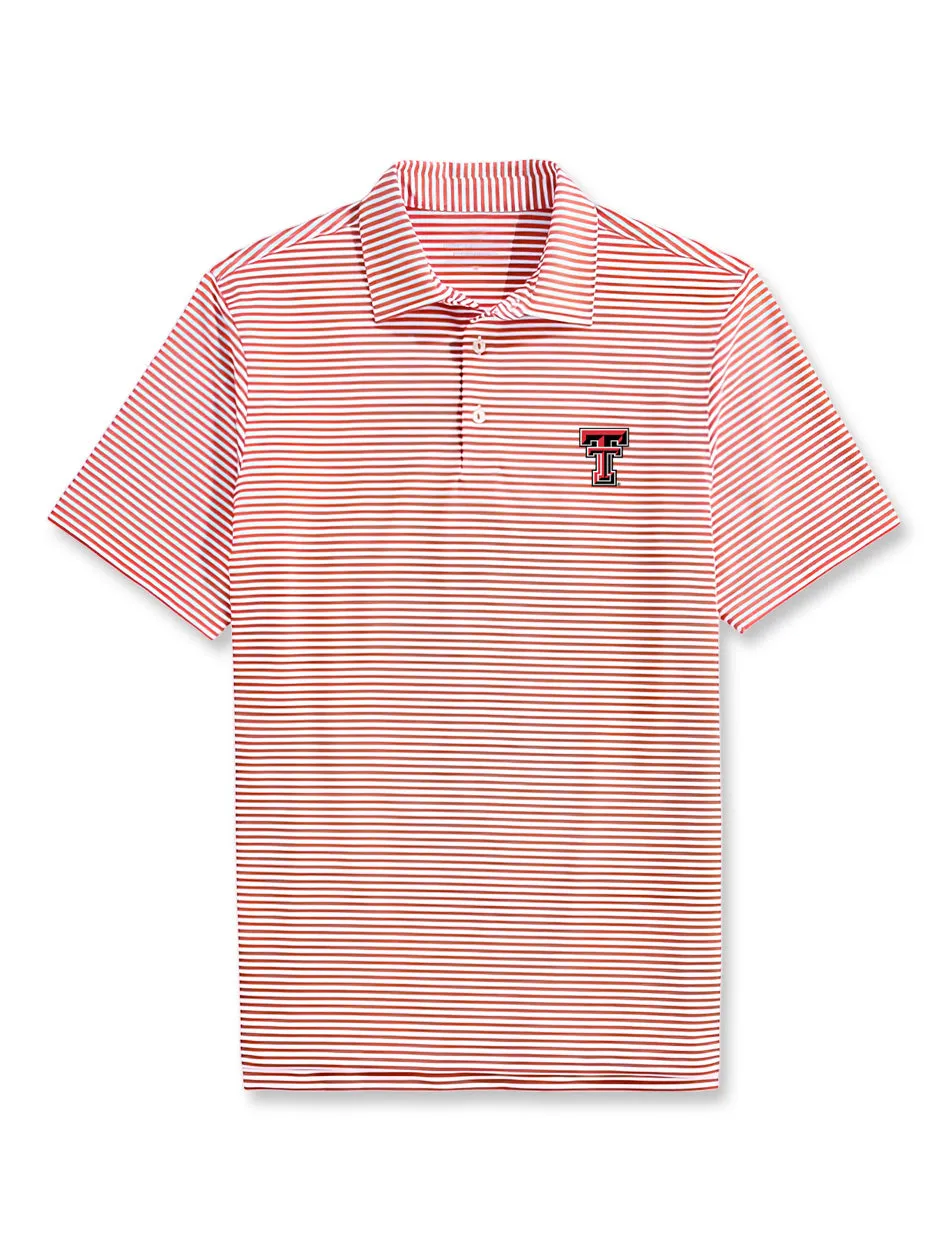 Vineyard Vines Texas Tech Heathered Winstead Sankaty Polo