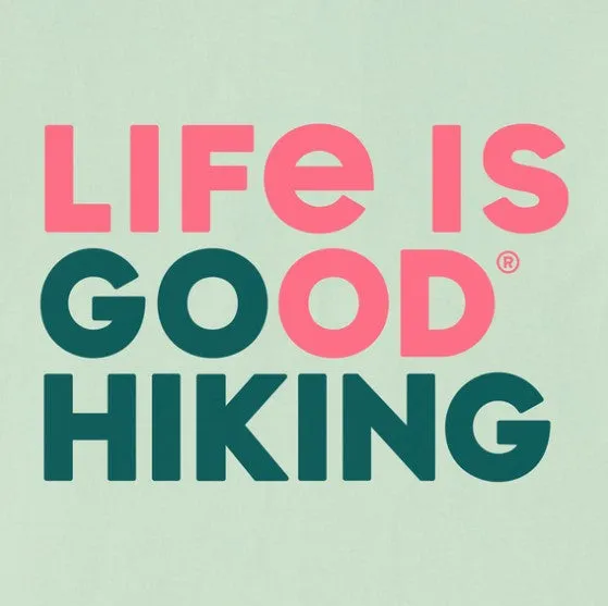 Women's Life Is Good Go Hiking Tee