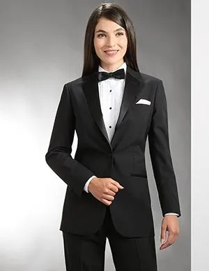 Women's One Button Tuxedo Jacket