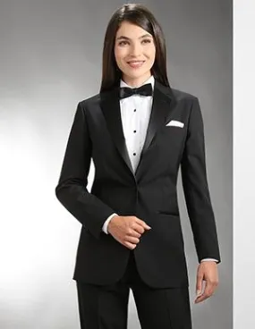 Women's One Button Tuxedo Jacket